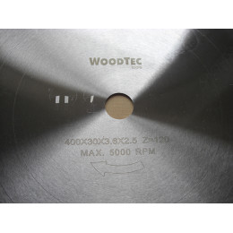 Пила дисковая Ø400 х 30 х 3,6/2,5 Z120 WZ WoodTec