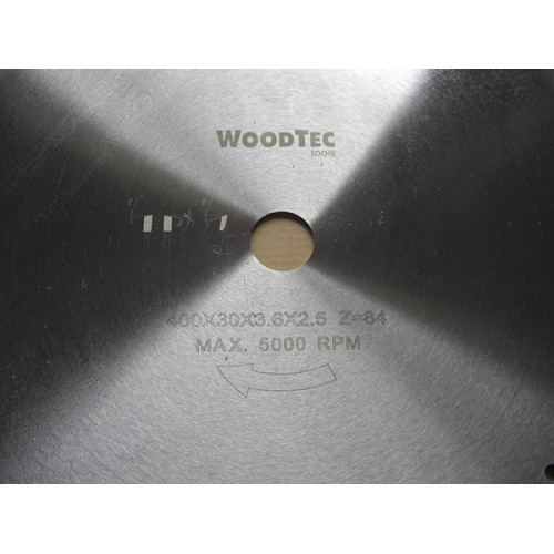Пила дисковая Ø400 х 30 х 3,6/2,5 Z84 WZ WoodTec