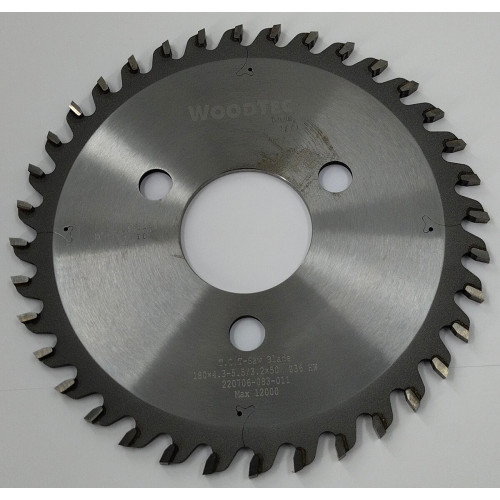 Пила подрезная Ø180 х 50 х 4,3-5,5 Z = 36 WoodTec