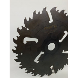 Пила дисковая Ø450 х 50 х 4,6/3,0 Z = (24 + 24) + 6 WoodTec