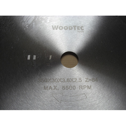 Пила дисковая Ø350 х 30 х 3,6/2,5 Z84 WZ WoodTec