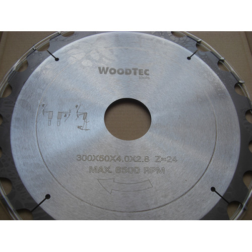 Пила дисковая Ø300 х 50 х 4,0/2,8 Z24 WZ WoodTec