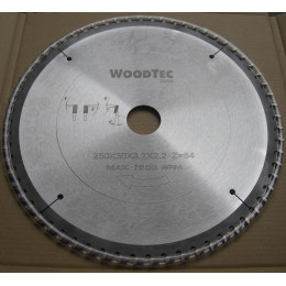 Пила дисковая Ø250 х 30 х 3,2/2,2 Z64 WZ WoodTec