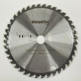 Пила дисковая Ø250 х 30 х 3,2/2,2 Z40 WZ WoodTec