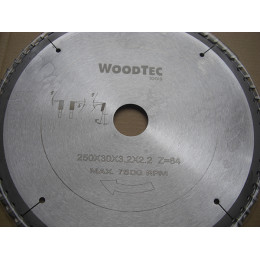 Пила дисковая Ø250 х 30 х 3,2/2,2 Z64 WZ WoodTec