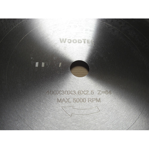 Пила дисковая Ø400 х 30 х 3,6/2,5 Z64 WZ WoodTec