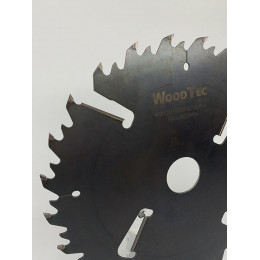 Пила дисковая Ø350 х 50 х 4,0/2,5 Z = (24 + 24) + 4 WoodTec