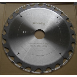 Пила дисковая Ø350 х 50 х 4,0/2,8 Z24 WZ WoodTec