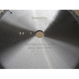 Пила дисковая Ø350 х 30 х 3,6/2,5 Z54 WZ WoodTec