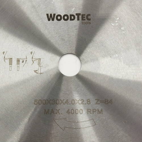 Пила дисковая Ø500 х 30 х 4,0/2,8 Z84 WZ WoodTec