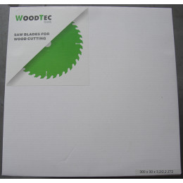 Пила дисковая Ø300 х 30 х 3,2/2,2 Z72 WZ WoodTec