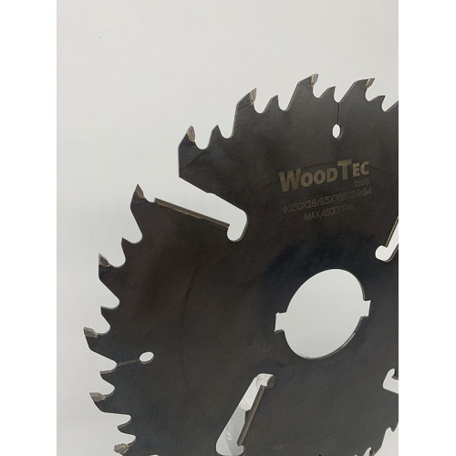 Пила дисковая Ø350 х 75 х 3,8/2,5 Z = (24 + 24) + 4 WoodTec