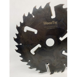 Пила дисковая Ø400 х 50 х 4,2/2,8 Z = (18 + 18) + 4 WoodTec