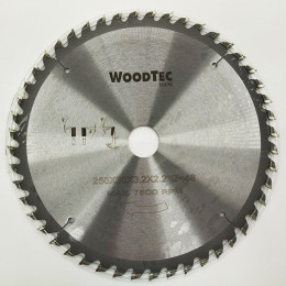 Пила дисковая Ø250 х 30 х 3,2/2,2 Z48 WZ WoodTec