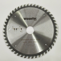 Пила дисковая Ø200 х 30 х 2,5/1,6 Z48 WZ WoodTec