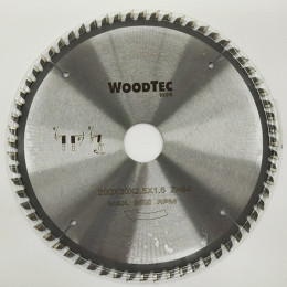 Пила дисковая Ø200 х 30 х 2,5/1,6 Z64 WZ WoodTec
