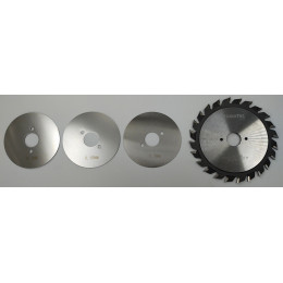 Подрезная составная пила WoodTec для форматно-раскроечных станков Ø125 х 20 x 2,8-3,6 Z = 12 + 12