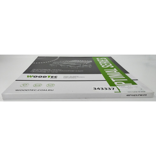 Пила основная Ø400 х 60 х 4,8 / 3,2 Z = 72 WoodTec