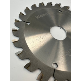 Подрезная коническая пила WoodTec для форматно-раскроечных станков Ø120 х 22 х 3,1-4,3 Z = 24 KON