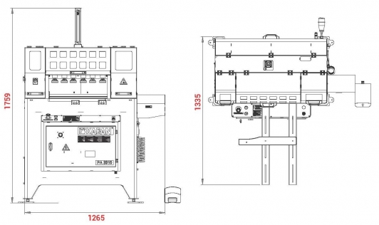 PA 2015 Схема расположения оборудования